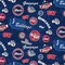 Sykel Enterprises-Gonzaga University Cotton Fabric-Gonzaga Bulldogs Home State Cotton Quilting Fabric